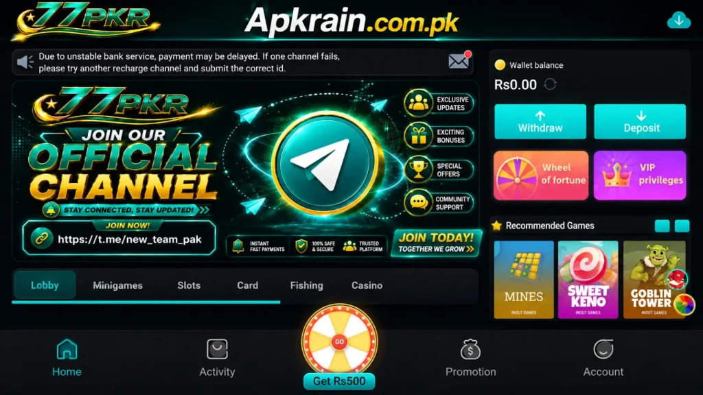 77Pkr Game