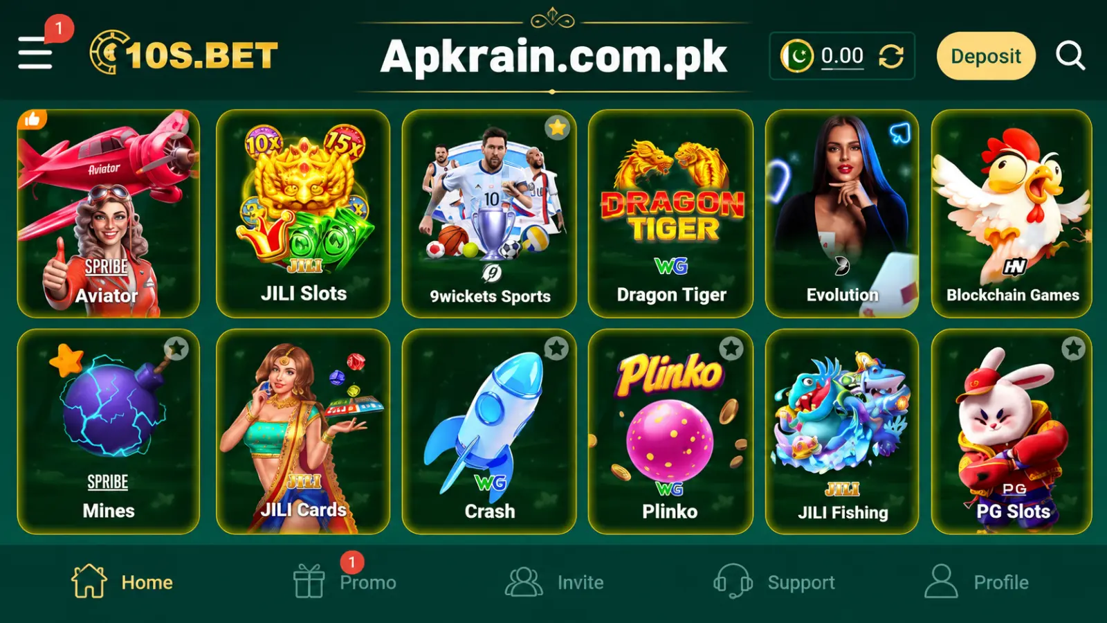 10sBet game