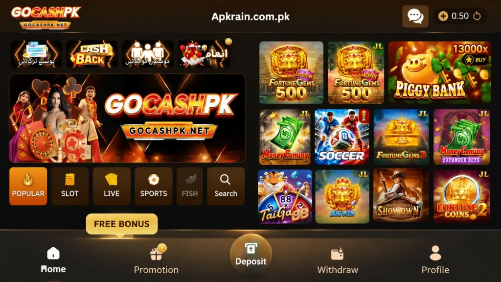 gocashpk game