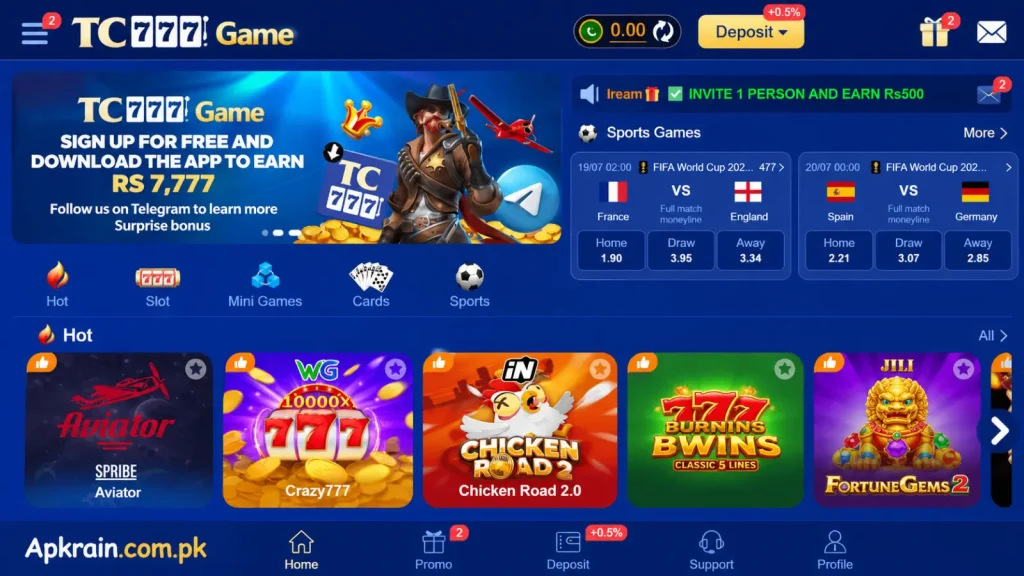 TC777 Game app