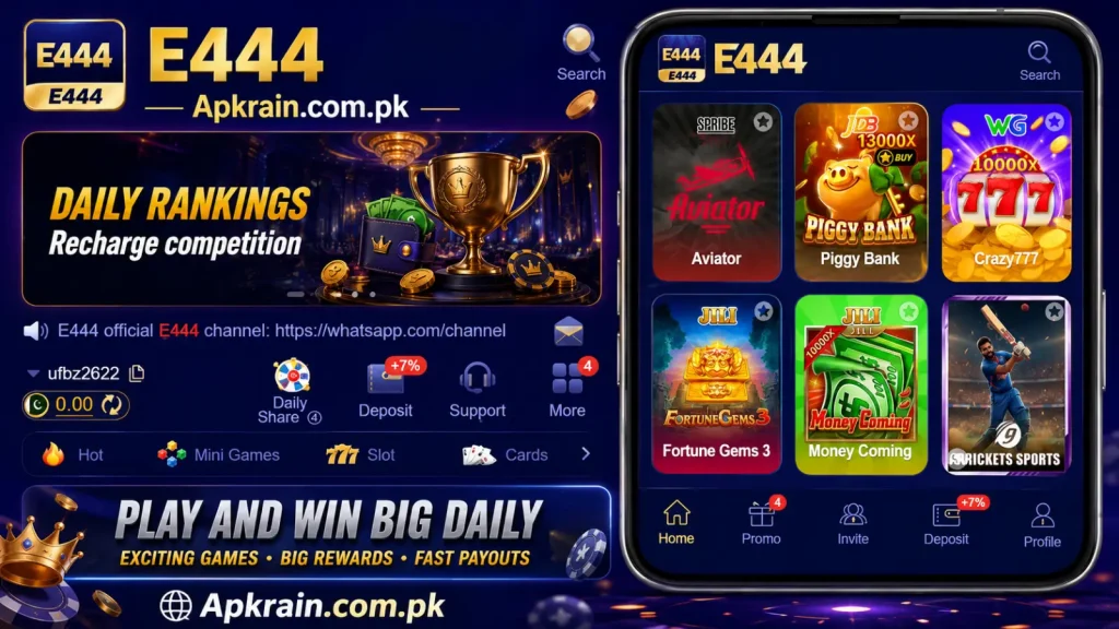 E444 App interface