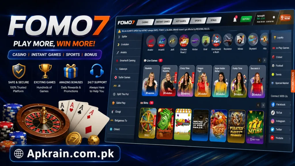 Fomo7 Game Interface