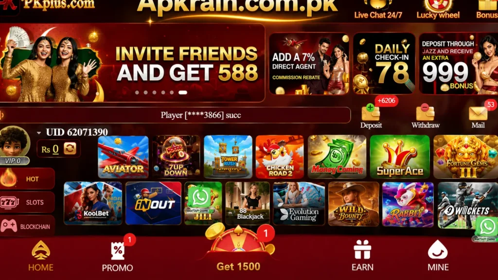 Pkplus Game App